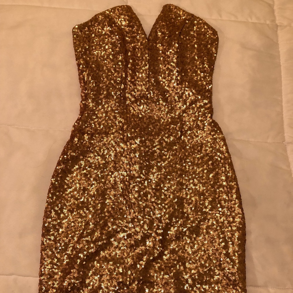 Gold Sparkly Dress